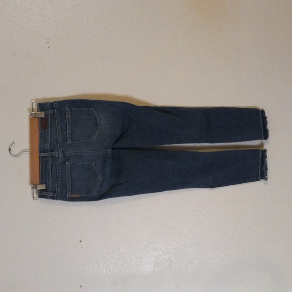 PAIGE Women's Blue Jeans Size 25 Cotton Blend Boho Dark Skinny Mid NWOT - Picture 4 of 11